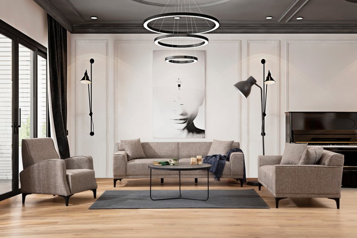 Atelier Del Sofa Petra 3 - Sofá de 3 Plazas Ciervo